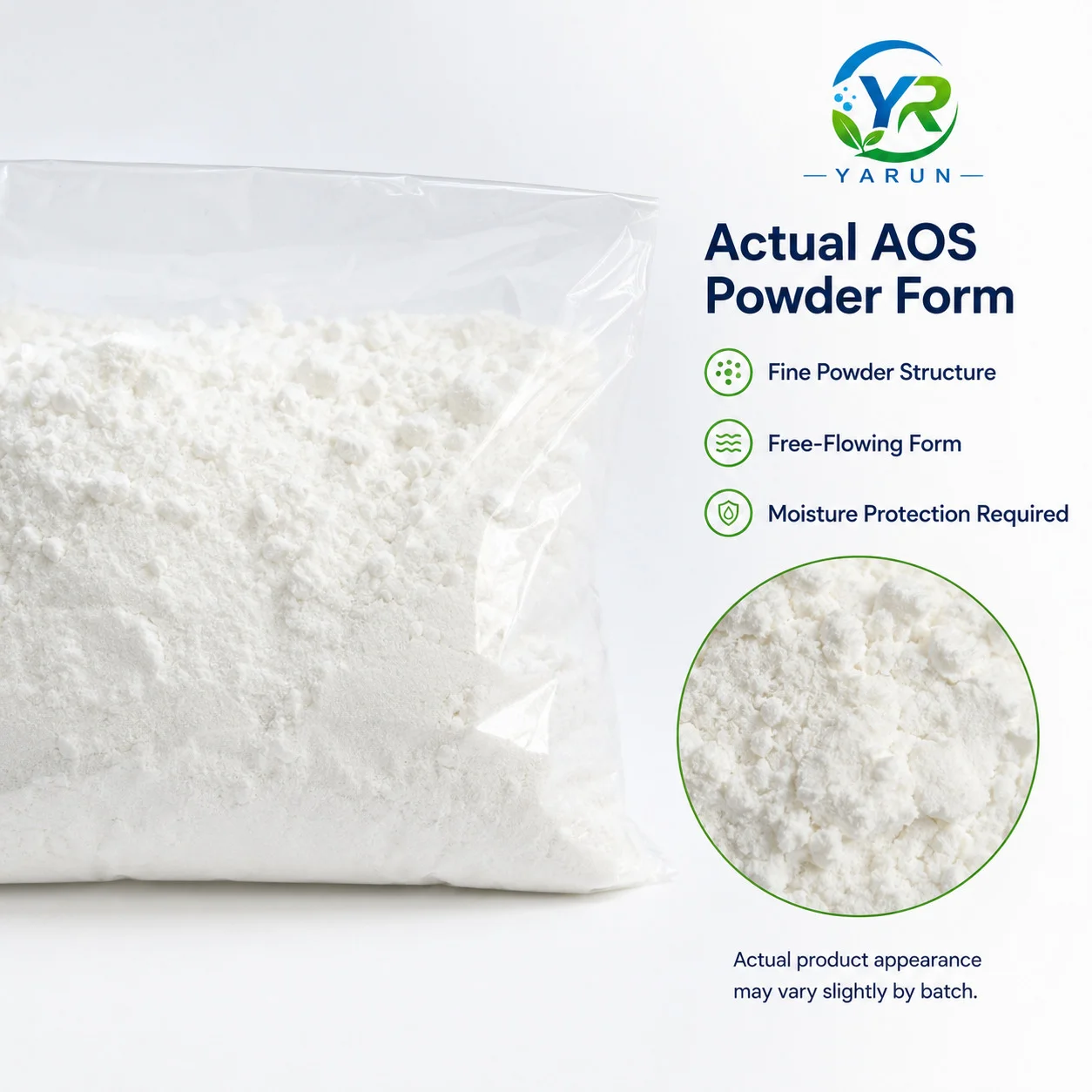Alpha Olefin Sulfonate (AOS) 92% Powder