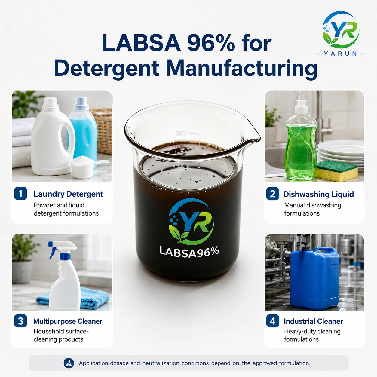 Linear Alkyl Benzene Sulphonic Acid (LABSA 96%)