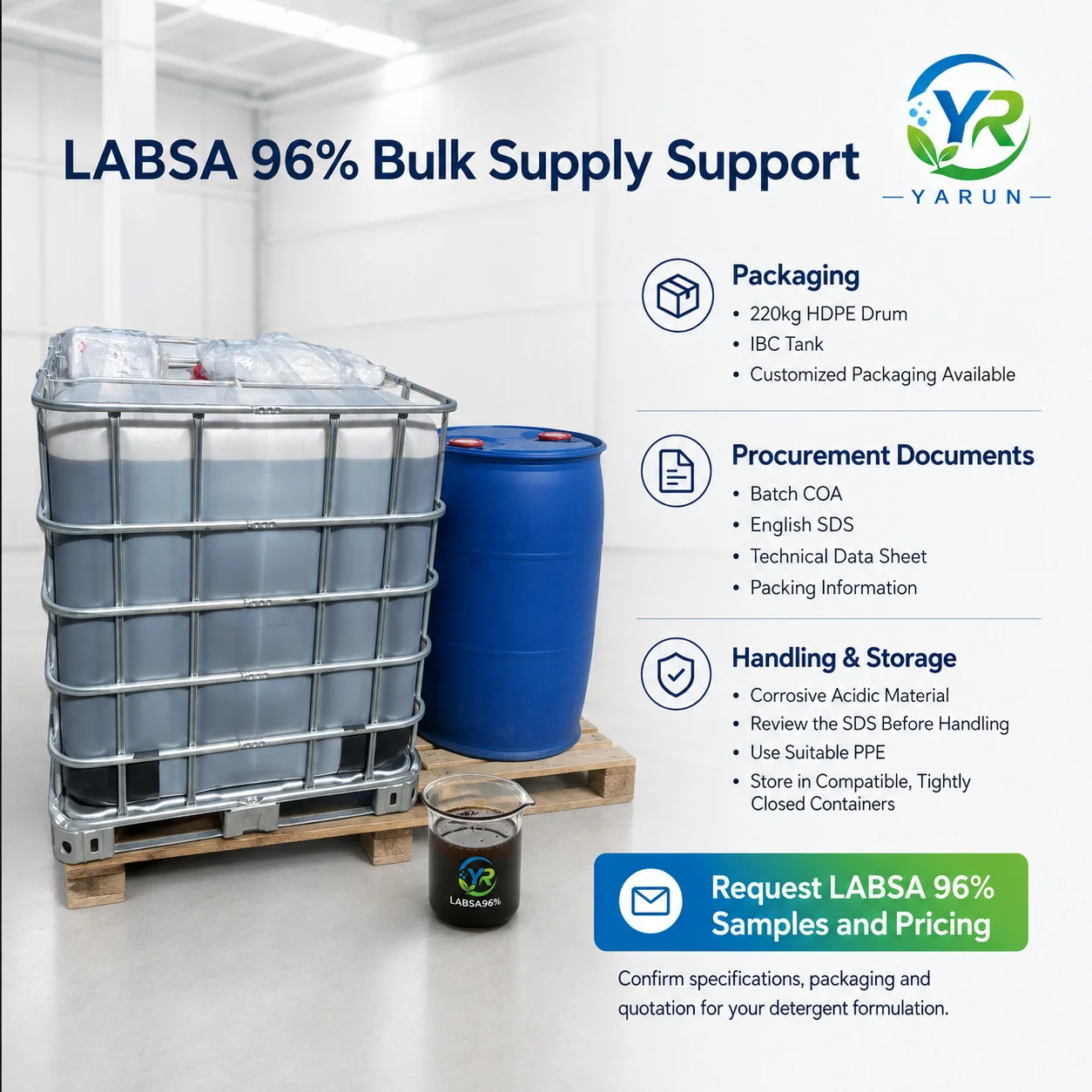 Linear Alkyl Benzene Sulphonic Acid (LABSA 96%)