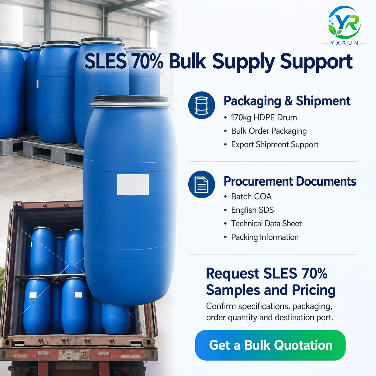 Sodium Laureth Sulfate SLES 70% Supplier